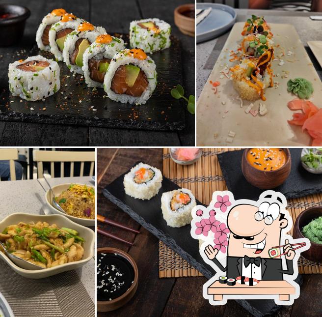 Pick various sushi options