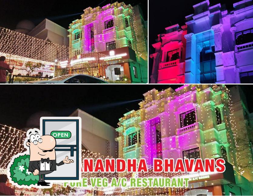 You can get some fresh air at the outside area of Sree Anandha Bhavans Pure Veg A/c