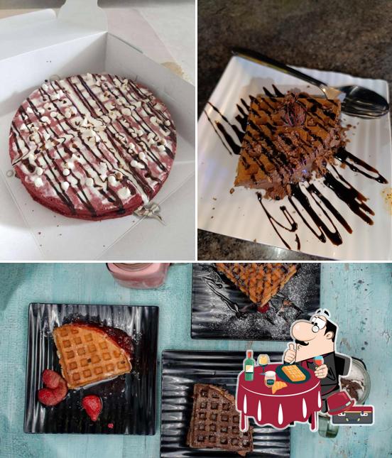 Waffles at The Belgian Waffle Cafe