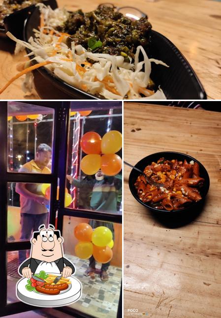 Food at The Hide Out Cafe
