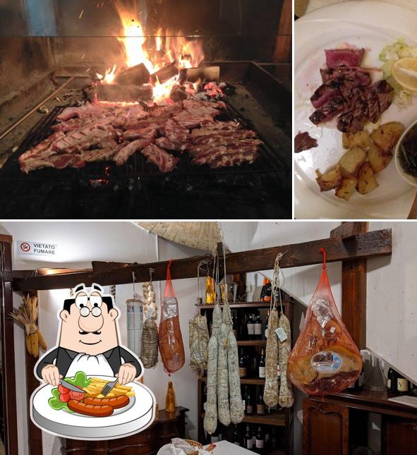 Platti al Trattoria Cacciatori