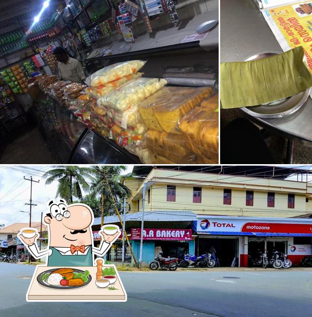The restaurant's food and exterior
