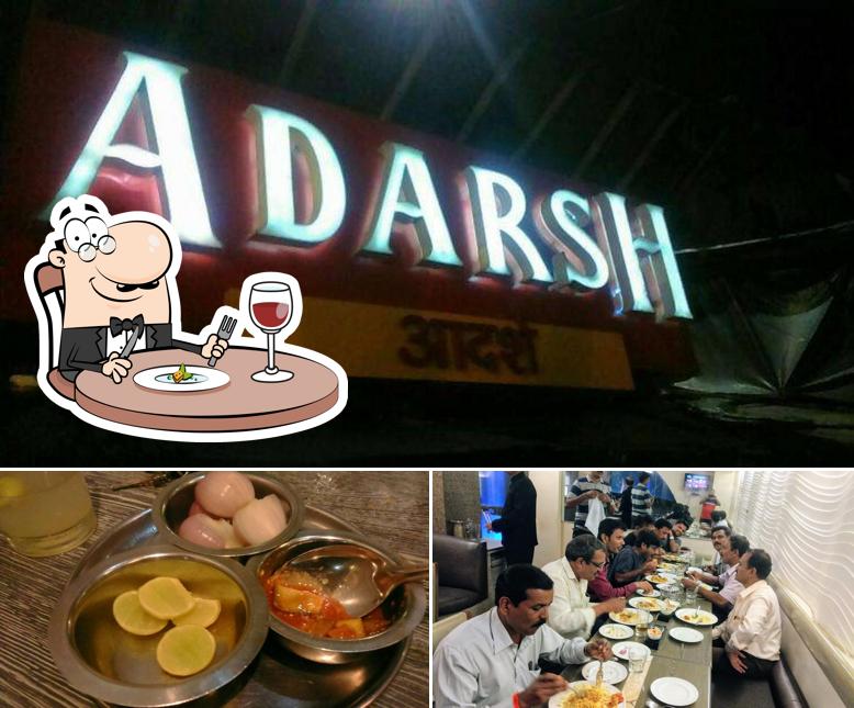 The photo of Adarsh Restaurant & Bar’s food and exterior