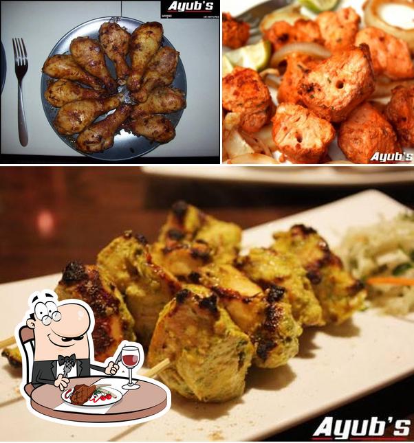 Try out meat dishes at ayub's