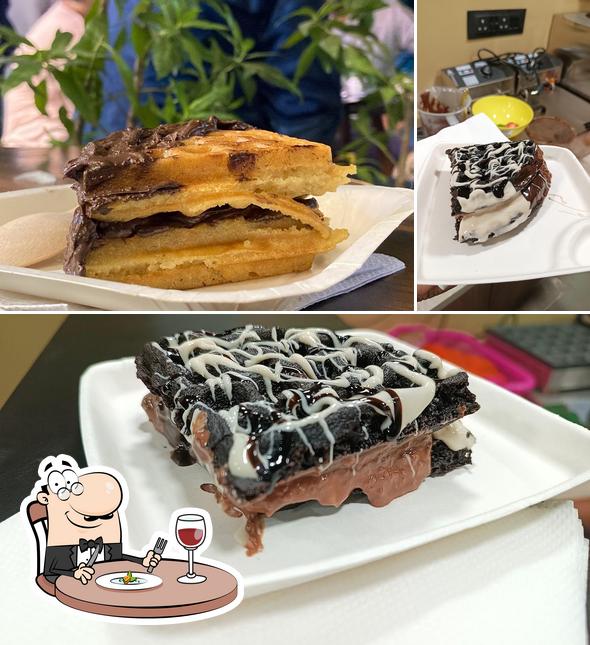 Food at Spotty waffle bistro