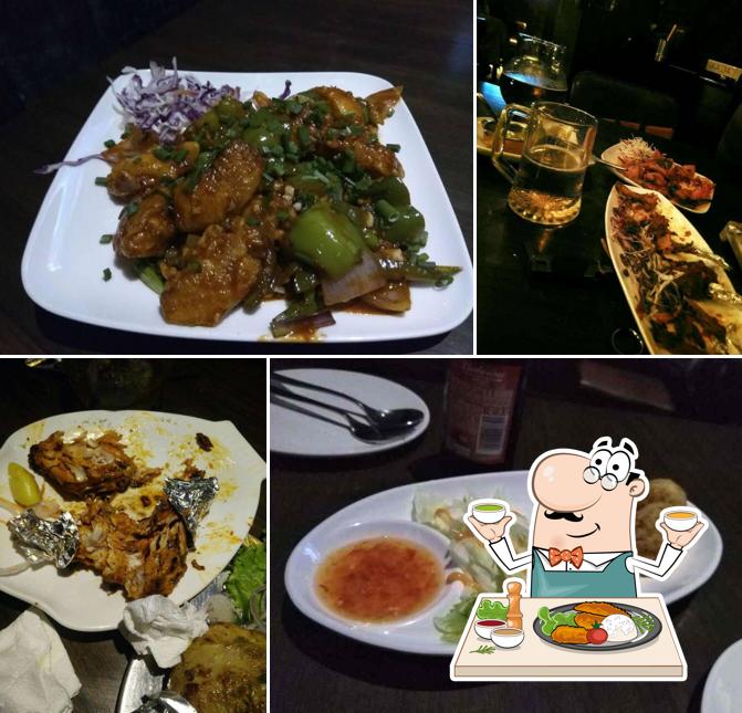 Meals at B-Hive Pub