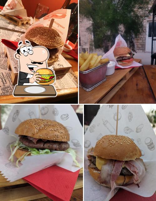 Ordina un hamburger a Rock pork