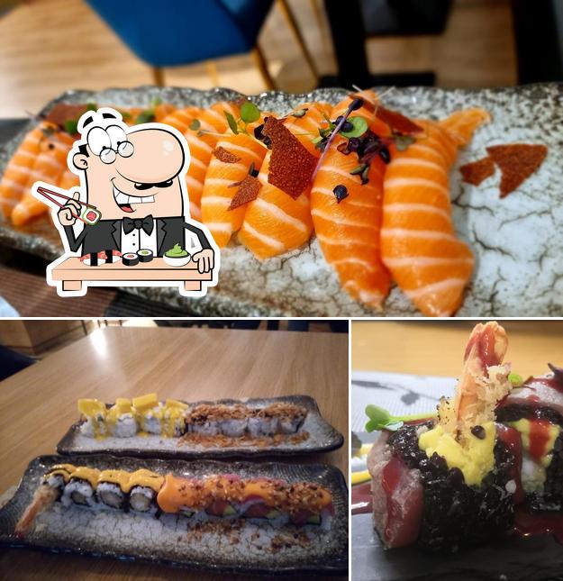 Scegli le varie opzioni di sushi