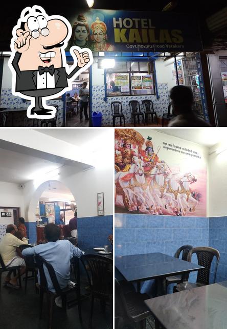 The interior of Hotel Kailas