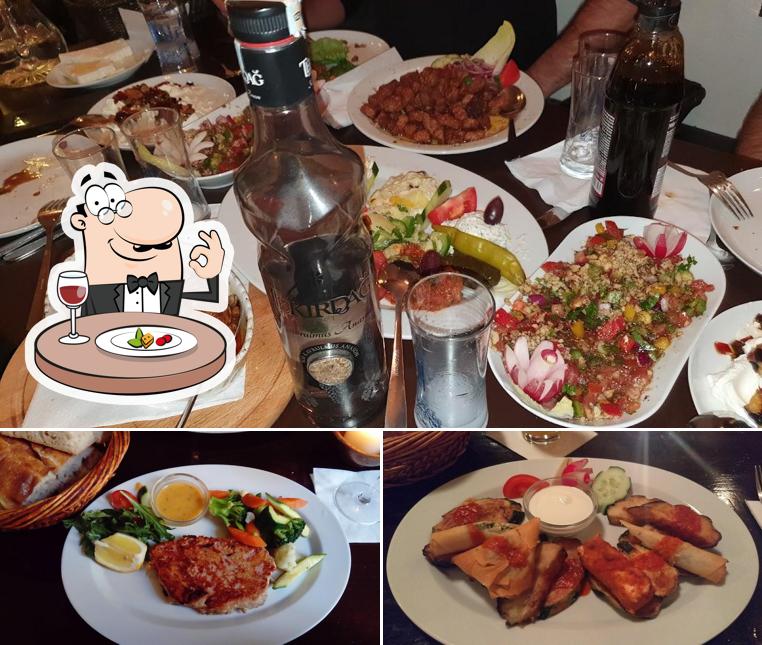 Food at Restaurant Merhaba