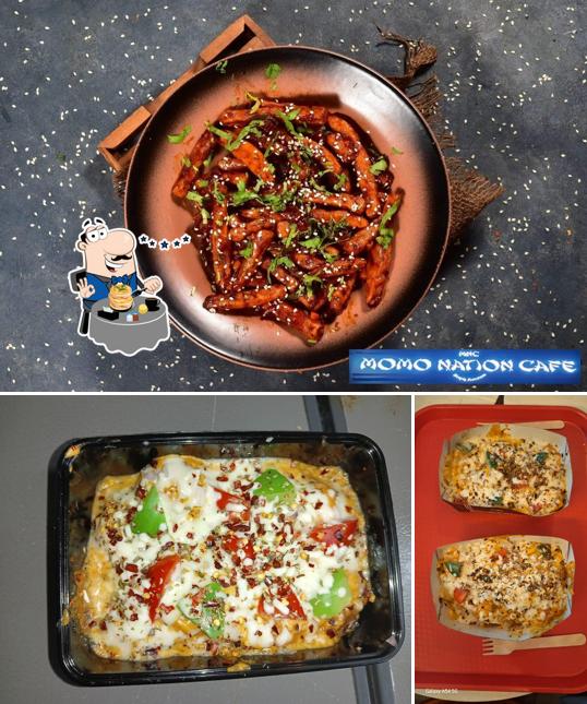 Food at Momo Nation Cafe Rourkela