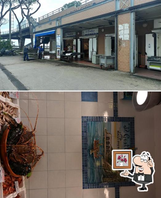 Gli interni di Pescheria Il Grottino da Lorenzo