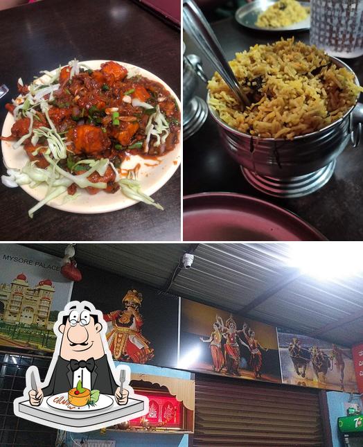 The restaurant's food and exterior