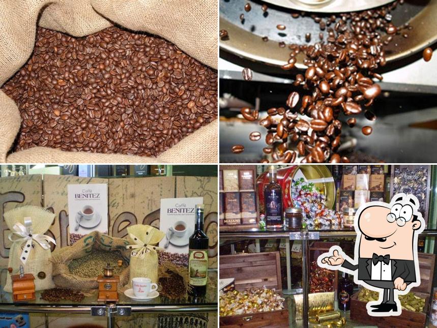 La immagine di interni e cibo da Torrefazione Caffè Benitez
