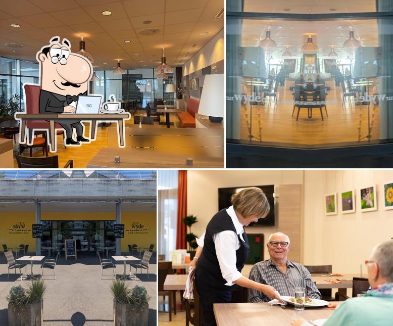 Gli interni di Restaurant & Café zur Wyde