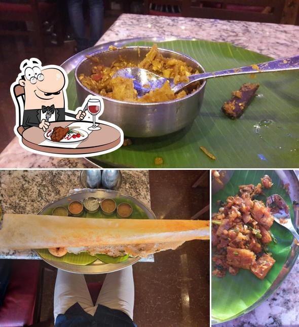 Saravana Bhavan offers meat meals