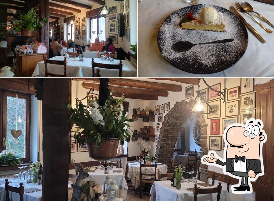 La immagine di interni e cibo da RISTORANTE BAR MINIGOLF DALL’AVA