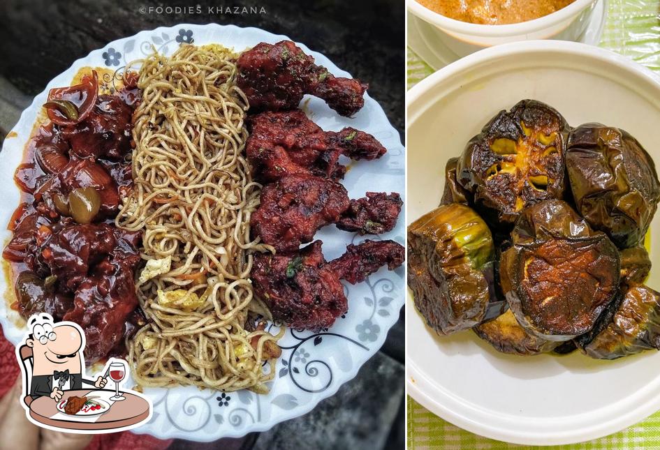 Meat dishes are served at Foodies Khazana - A Food Home Delivery & Take Away Service
