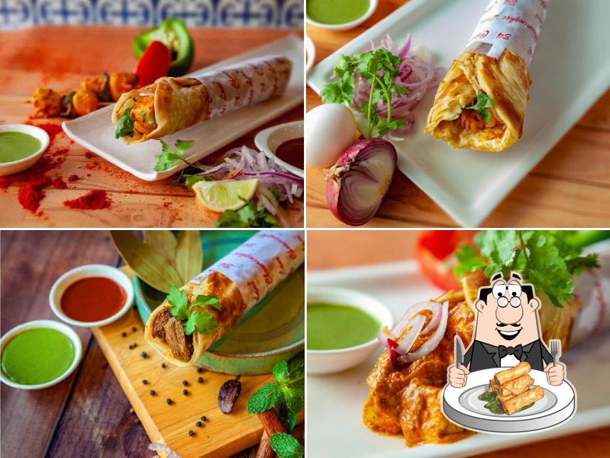 Spring rolls at 34 Chowringhee Lane