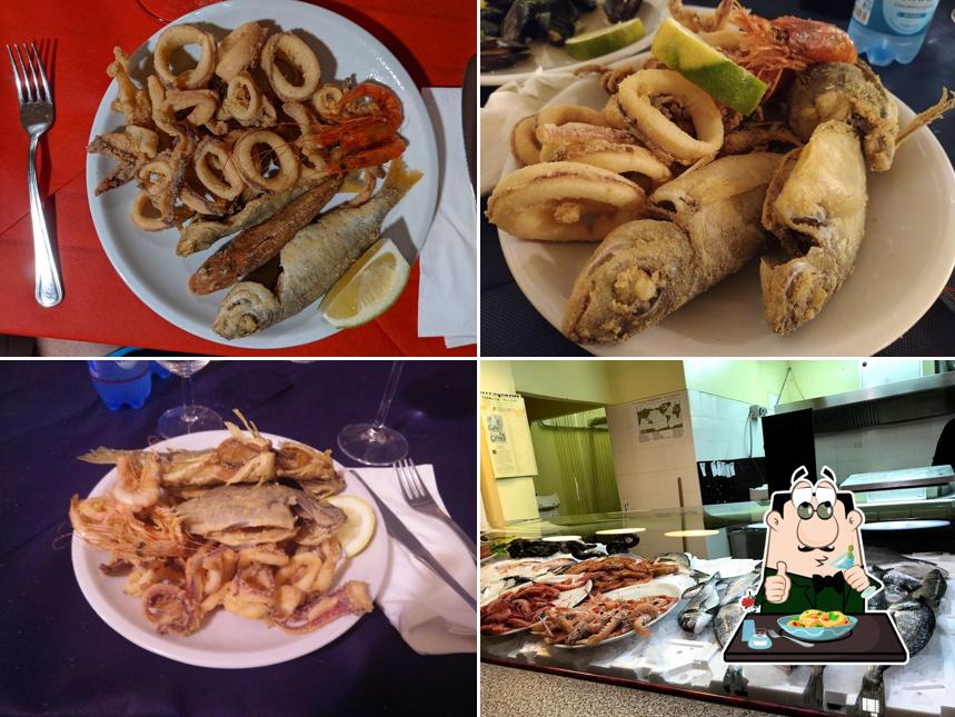 Cibo al Ristorante di Pesce Boqueria