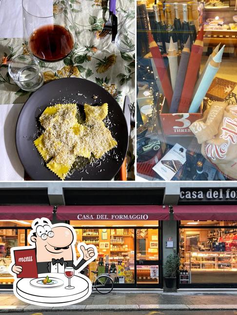 Guarda la foto che raffigura la cibo e esterno di Casa del Formaggio
