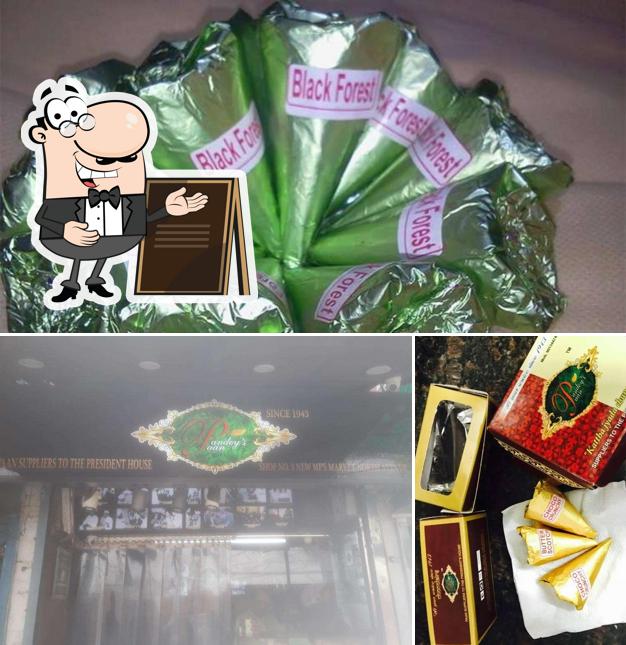 Check out the picture displaying exterior and food at Pandey's Paan