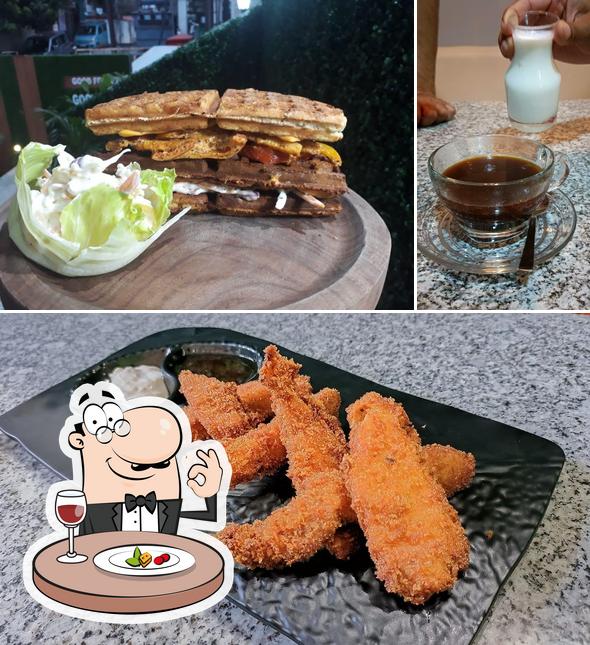 Among various things one can find food and beverage at Le'Shaay Restro Cafe