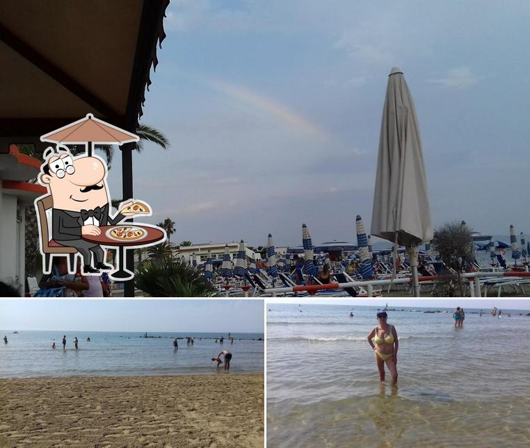 Puoi goderti l'aria fresca dal dehors di Lido Oriente BAR GELATERIA