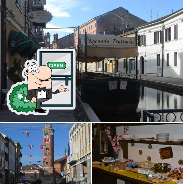 La immagine della esterno e cibo di Locanda il Varano