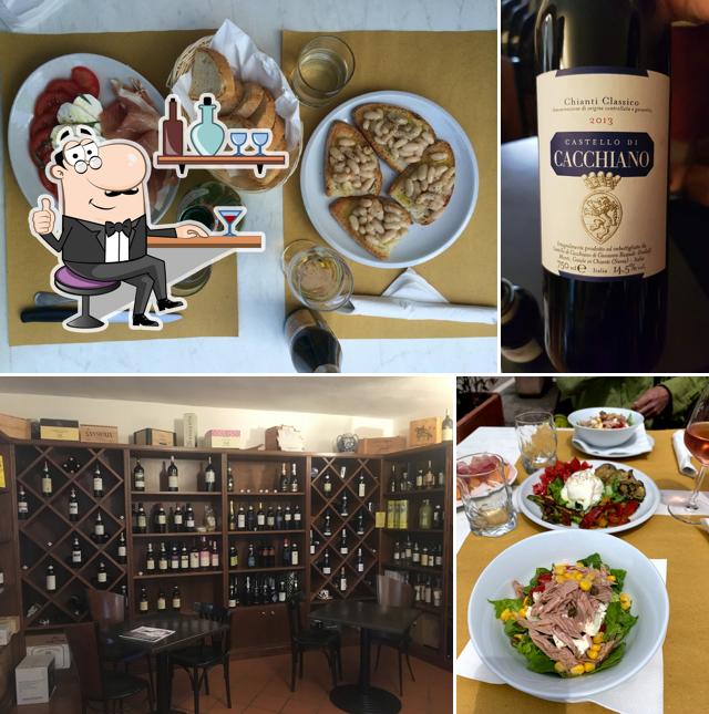 Enoteca Rinaldi si caratterizza per la interni e cibo