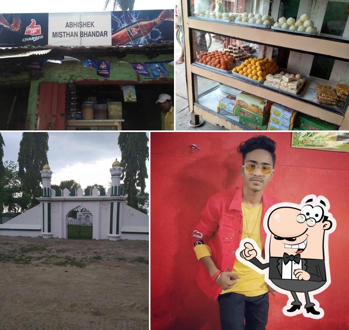 The exterior of Abhishek Sweets Corner