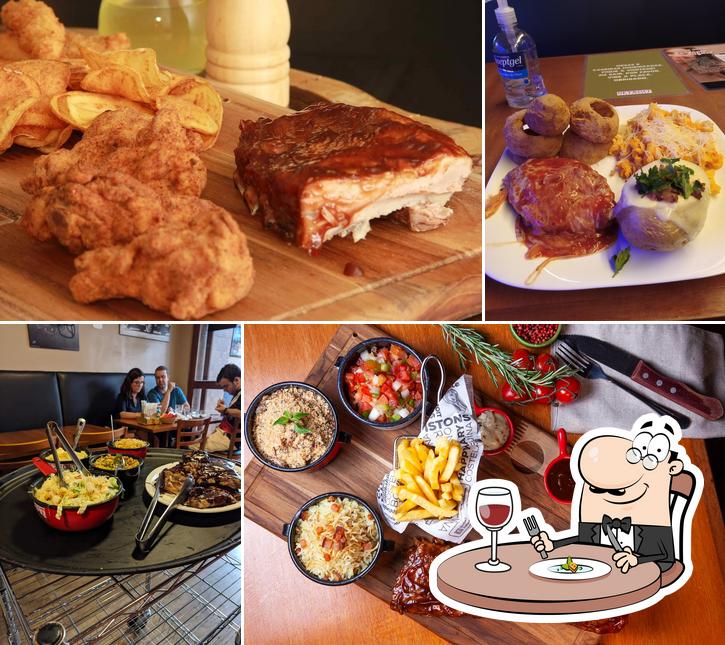 Comida em Restaurante Detroit Steakhouse