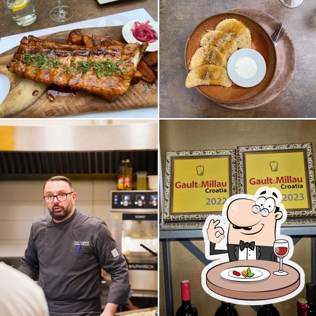 La cibo e bevanda del ristorante