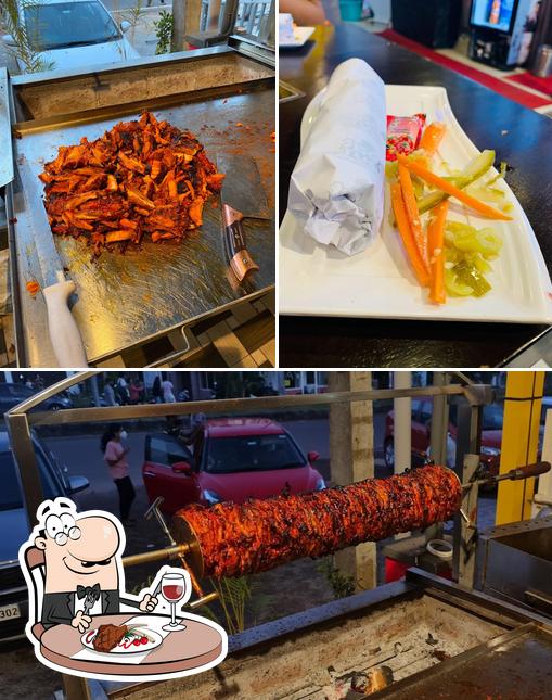 Order meat dishes at EL AFC Arabian Fried Chicken