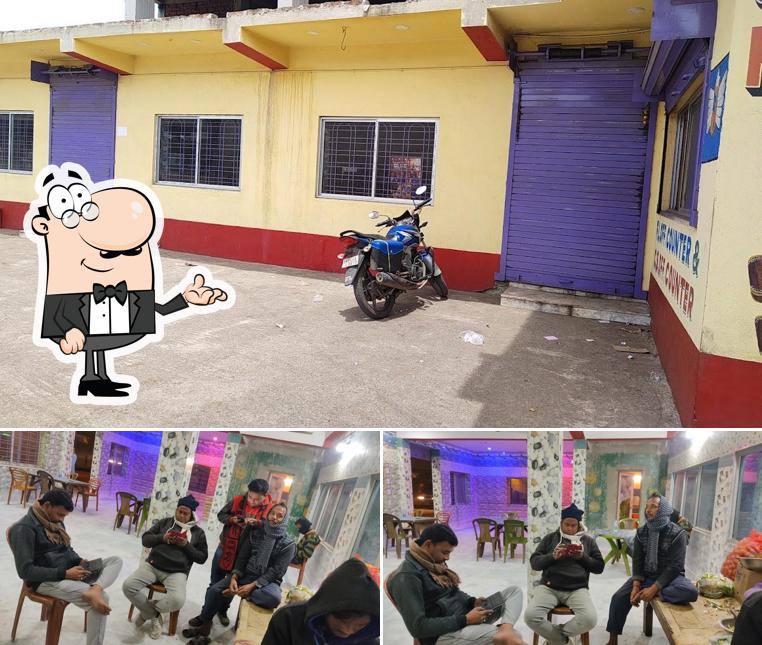 Check out how Ghosh hotel restaurant cum bar cum off shop looks inside