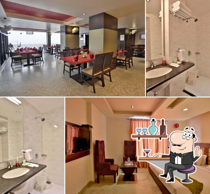 The interior of Hotel Raya Inn