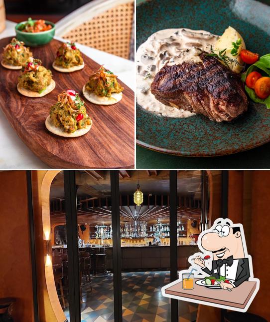The restaurant's food and interior