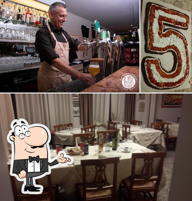 Gli interni di LA TRAMONTANA TRATTORIA PIZZERIA
