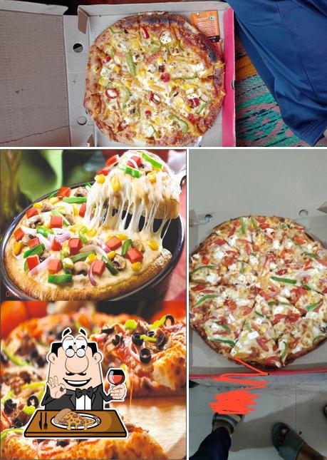 Try out pizza at PIZZA-KING