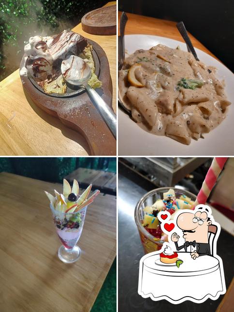 The Pizza House offers a number of sweet dishes