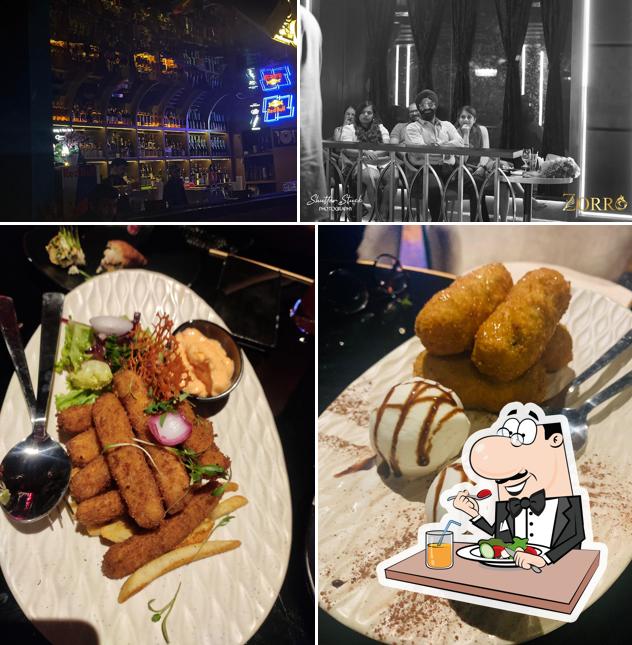 Among various things one can find food and interior at Zorro - The Luxury Night Club