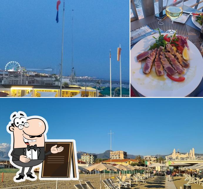 Goditi la vista dagli esterni di Ristorante La griglia sul mare