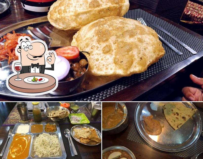 Food at Bhangra restaurant