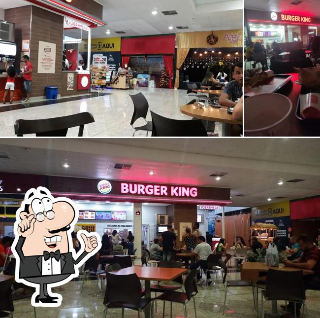 O interior do Burger King