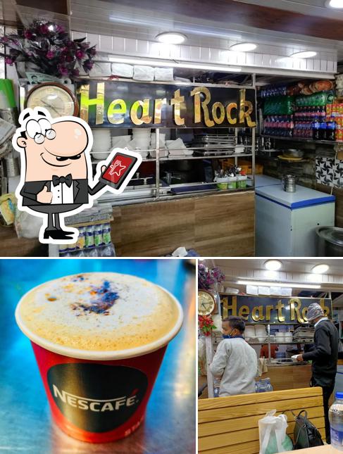 This is the picture displaying exterior and beer at Heart Rock
