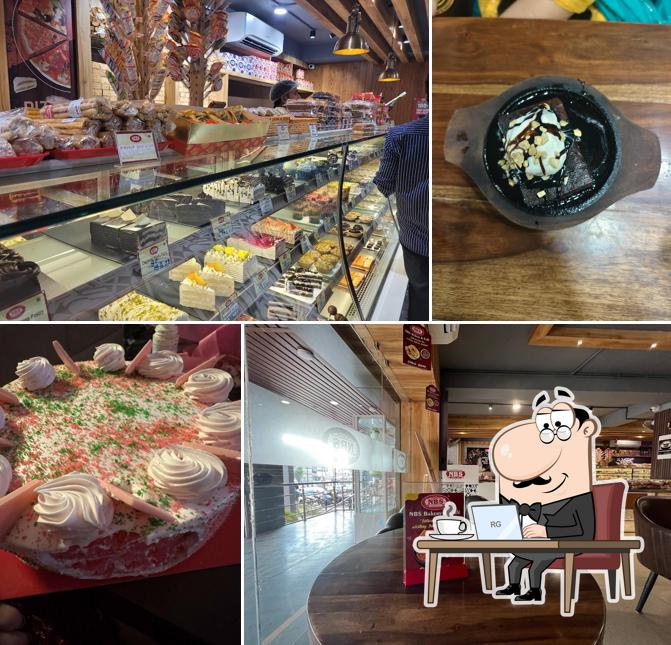 Take a seat at one of the tables at NBS Bakery & Cafe