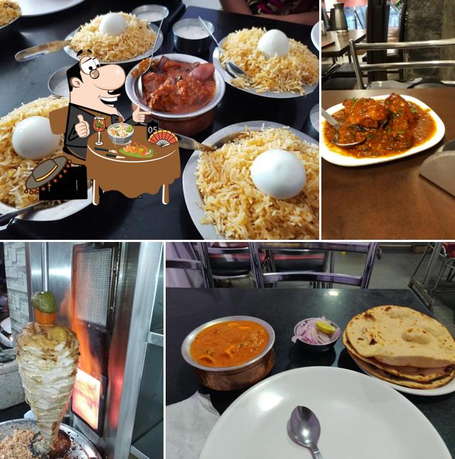 Food at New Peacock Restaurant