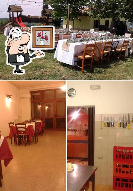 Gli interni di Da pierino ristorante MANNA