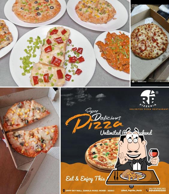Try out pizza at Real Paprika,Rajkot