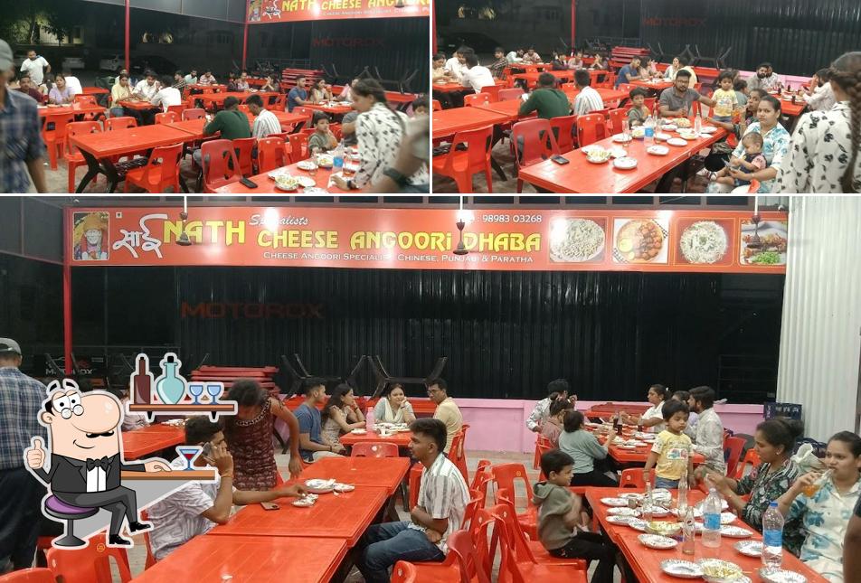 Check out how New Sai Nath Cheese Angoori Dhaba looks inside